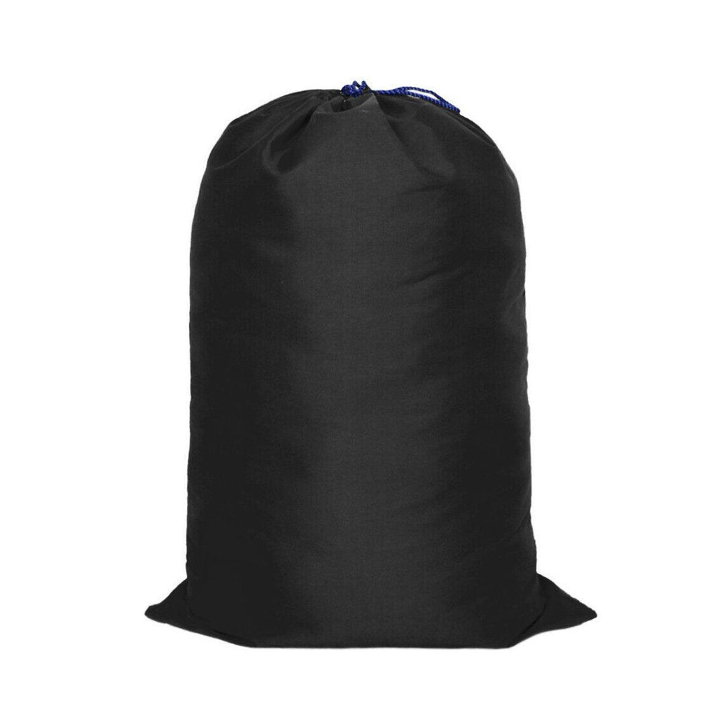 Canvas Drawstring Large Bag Pouch Clothes Craft Storage Laundry - Green-48X80cm