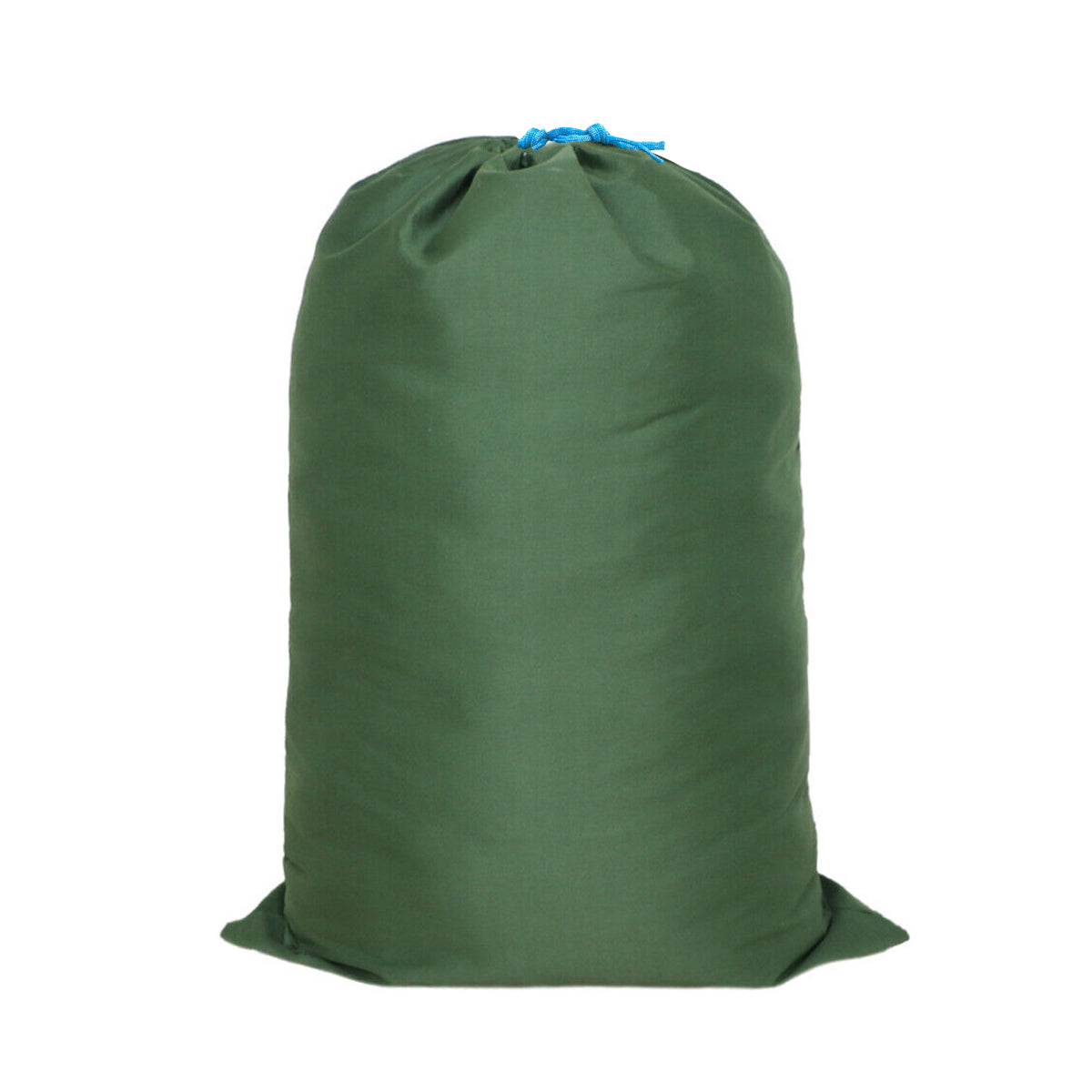 Canvas Drawstring Large Bag Pouch Clothes Craft Storage Laundry - White-74X120cm
