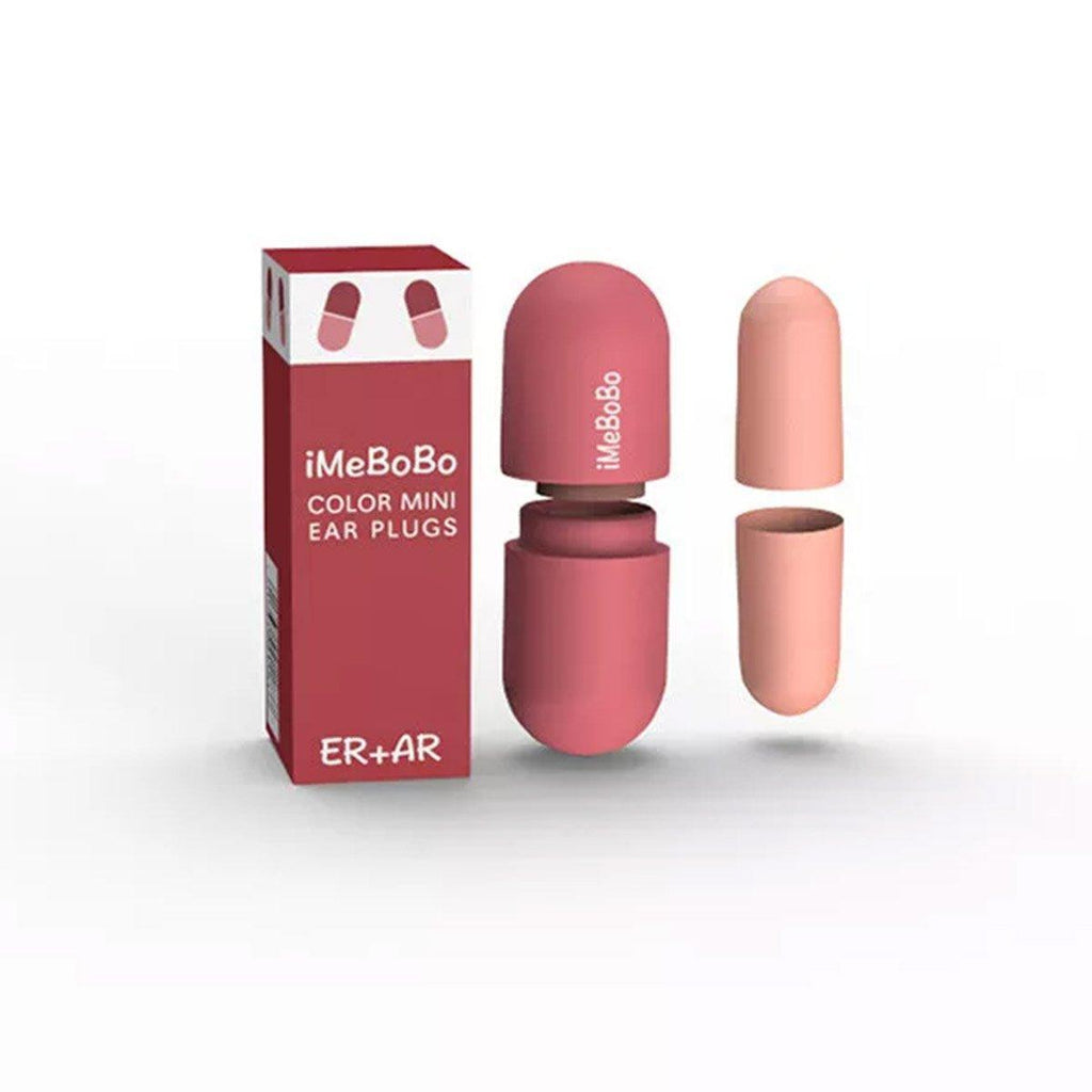 1/2/4 Pairs Soundproof Capsule Earplugs Noise Reduction Ear Plugs for Sleeping - 1pair-Pink