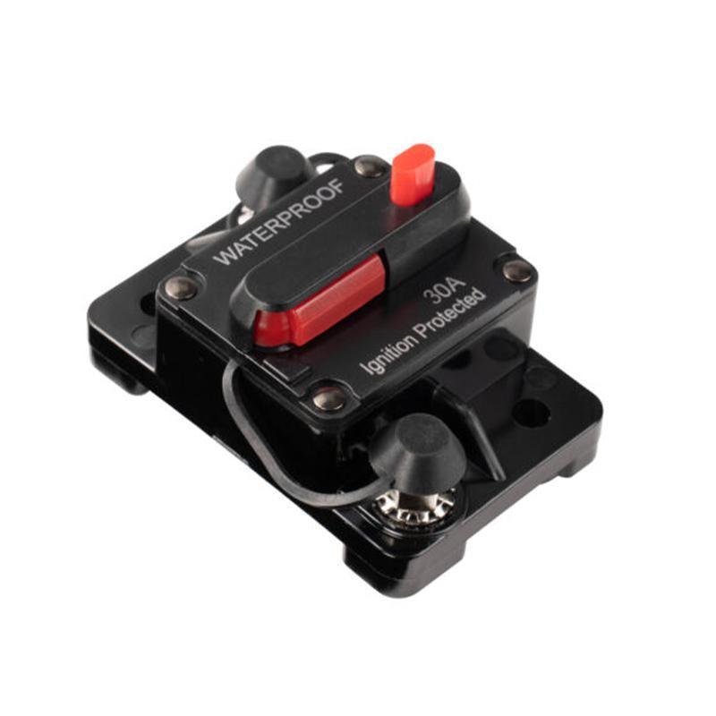 Waterproof Car Circuit Breaker Fuse Reset 30-300A AMP 12V-48V DC Car Boat IP67 - 30A