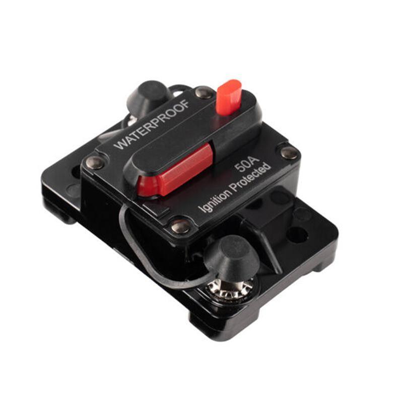 Waterproof Car Circuit Breaker Fuse Reset 30-300A AMP 12V-48V DC Car Boat IP67 - 40A