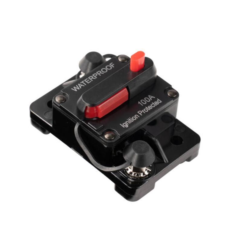 Waterproof Car Circuit Breaker Fuse Reset 30-300A AMP 12V-48V DC Car Boat IP67 - 50A
