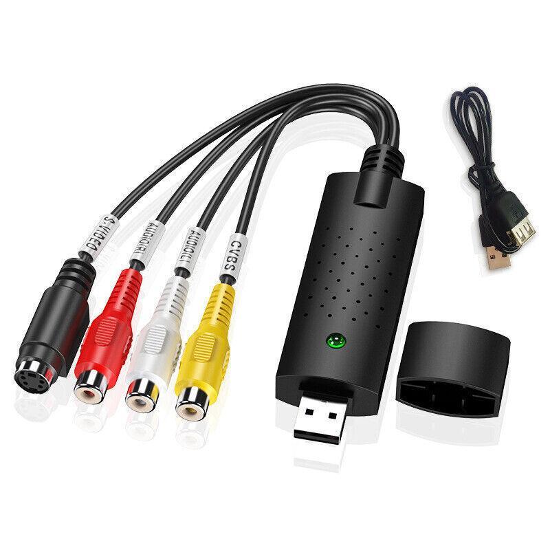 Video Grabber Capture Usb Card Convert Vcr Vhs To Digital Dvd For Windows 10 Au