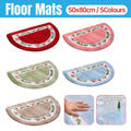 Non Slip Entry Mat Indoor Outdoor Mat Washable Foot Mat Foyer Bedroom - Green