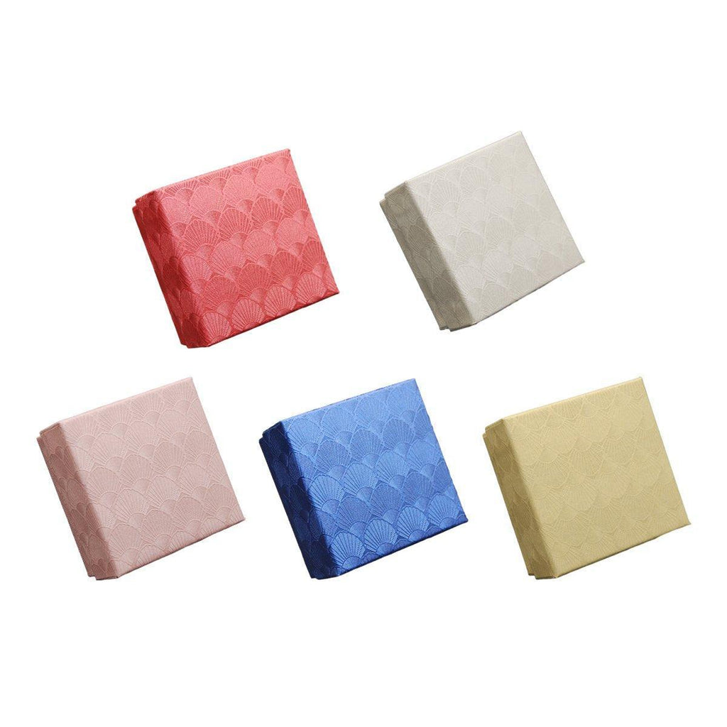 25X Jewelry Gift Boxes Shell Pattern 7.5CM Small GiftBox Empty Jewelry With Foam - Pink