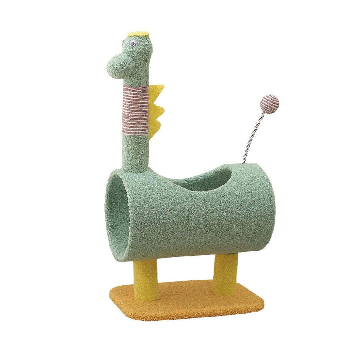 Climbing Frame Cat Scratching Post Jumping Platform Pet Toys for Cats and Kitten - Yellow