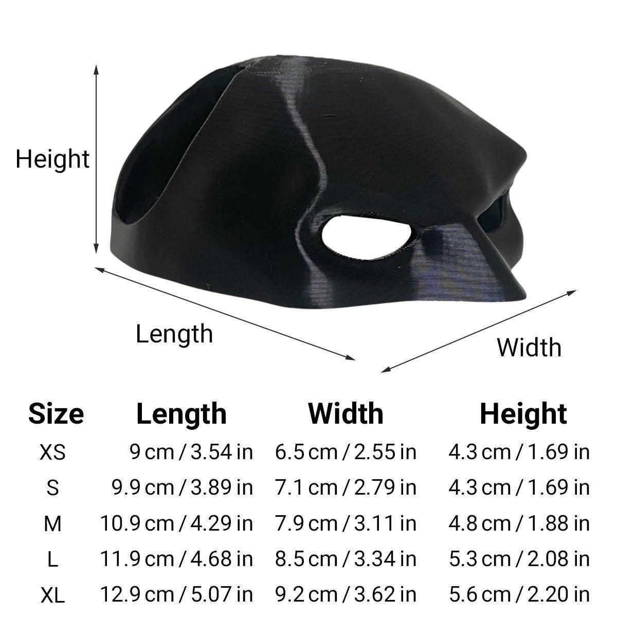 Halloween Bat Mask Cat Mask Pet Costume Accessories for Small Dogs Cats Outfit - XL
