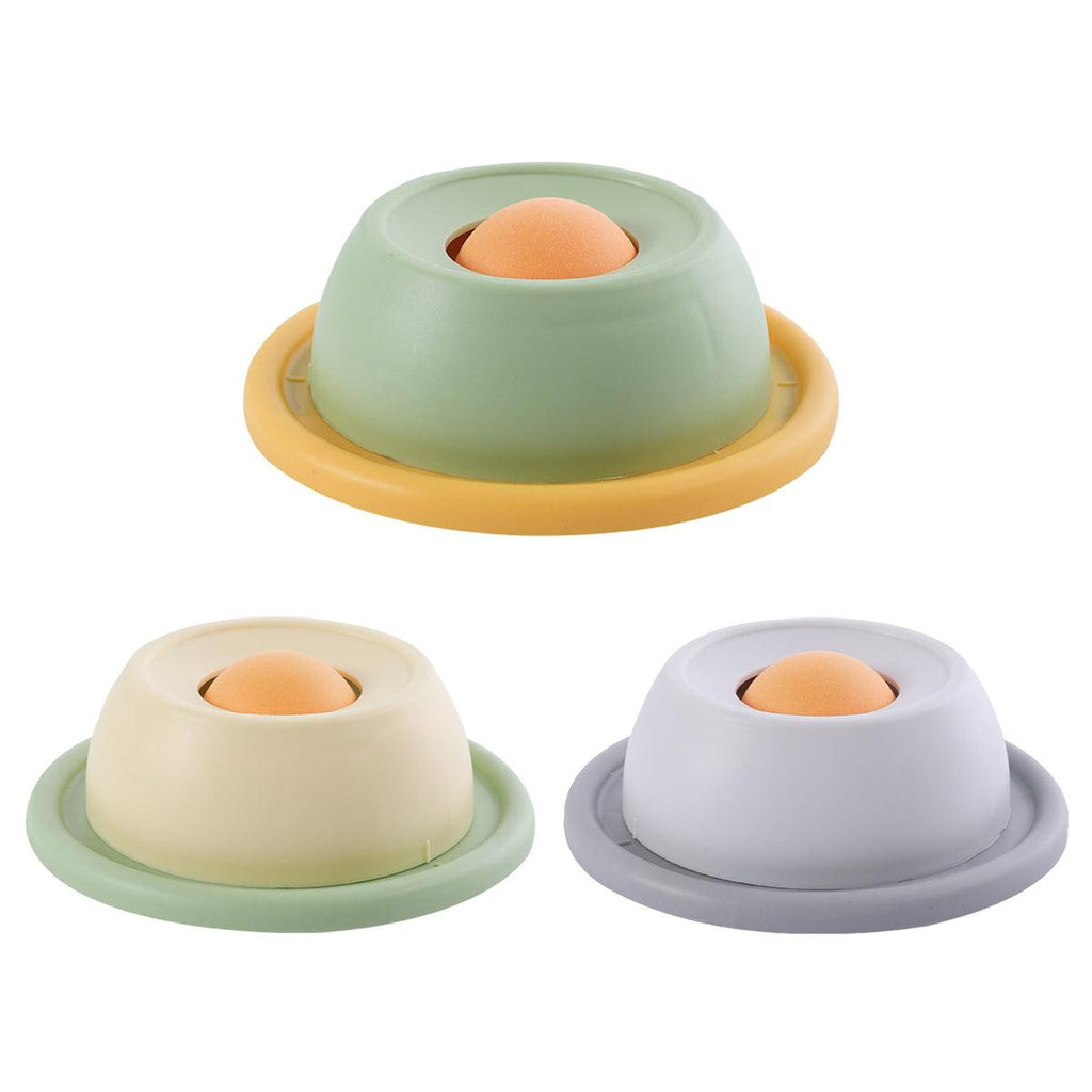 Cat Lick Toys Slow Food Tray Tease Interactive Cat Toy for Eating and Fun - Yellow