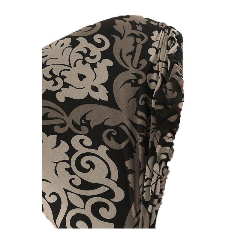 Stretch Dining Chair Seat Covers Removable Seat Cushion Slipcovers Protector - F