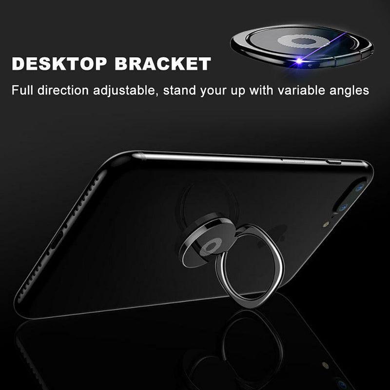 Iring Phone Ring Finger Holder Stand Mobile Grip with Mount Hook for iPhone and iPad - Gold