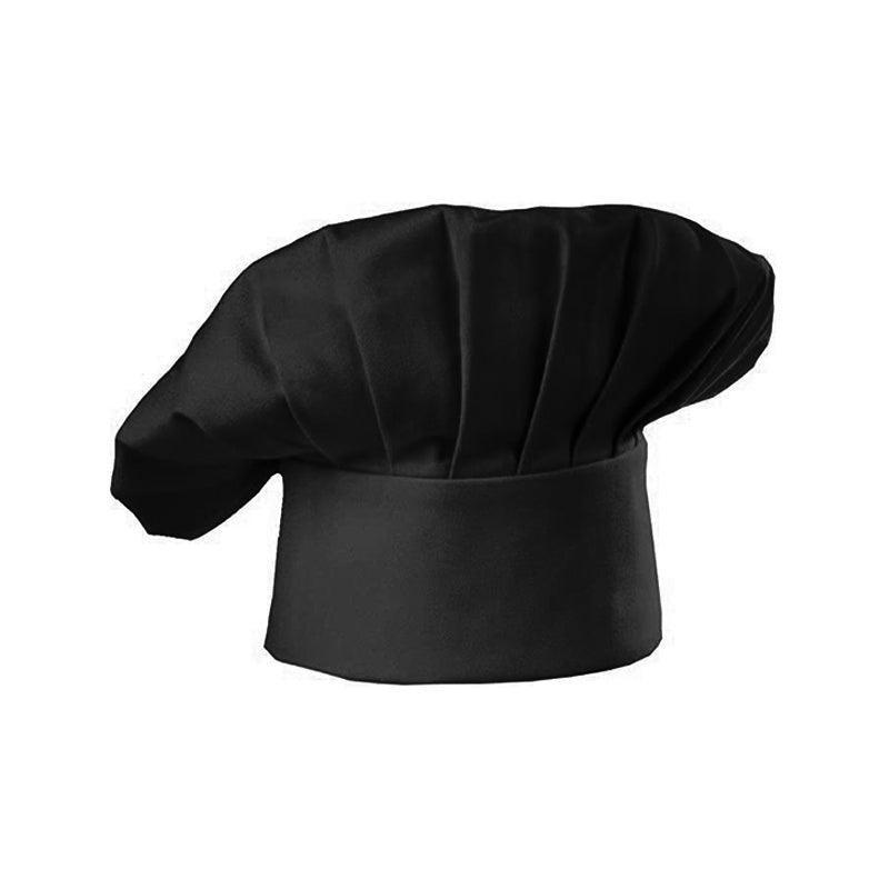 Adjustable Chef Cap with Elastic Band for Kitchen Cooking Baking Catering Use - White