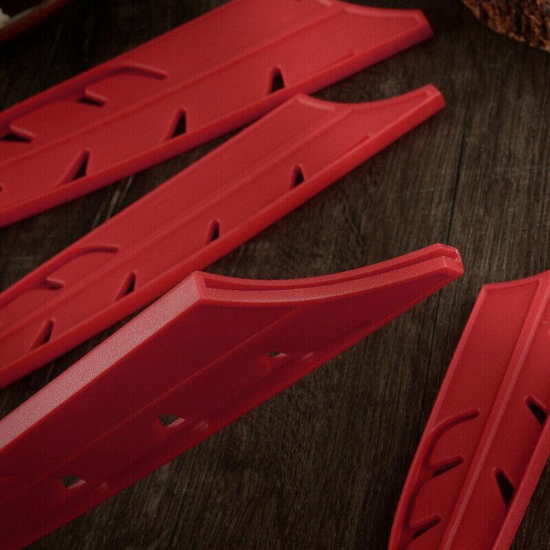 Plastic Knife Sheath Edge Guard Cover Scabbard Slicing Blade Red Protector Chef - Chef Scabbard-8in