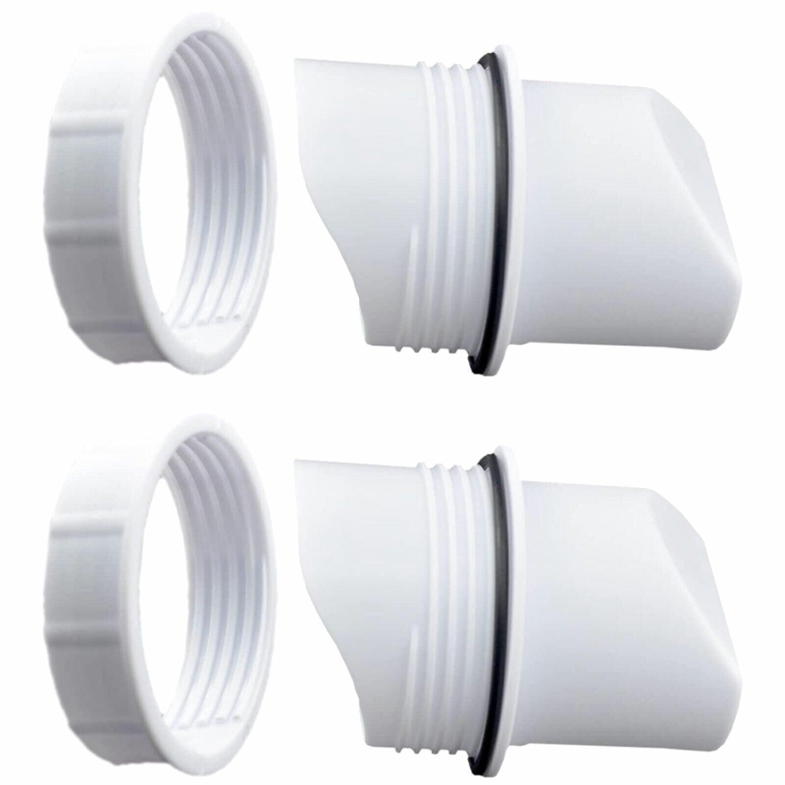 Poultry DIY Port PVC Gravity Fed Chicken Feeder for Hen Coop Farm Bucket Kit - 2 PCS Ports (No Hole Saw)