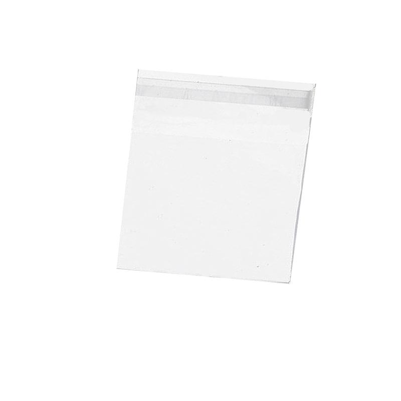 100X Translucent Plastic Candy Packaging Bags Self Adhesive Cookie Biscuit Bags - 14*14