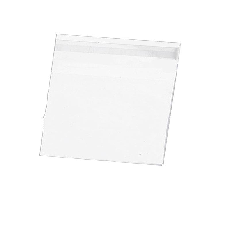 100X Translucent Plastic Candy Packaging Bags Self Adhesive Cookie Biscuit Bags - 8*10