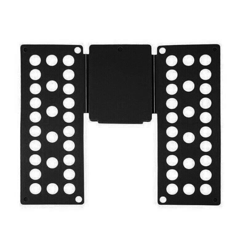 Small Size Folding Board for T-Shirts and Tops Magic Flip Fold Clothes Folder Tool - Black