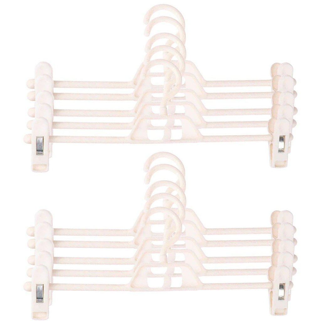 Seamless Household Retractable Pants Rack Buckle Clothes Clip Inner Hanger - Pink