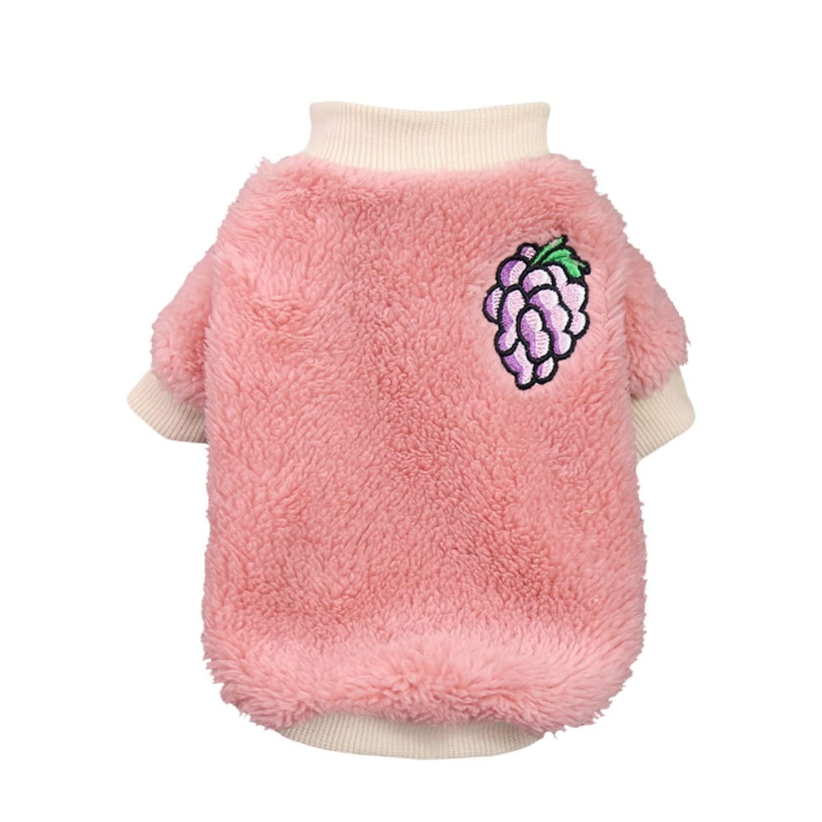 XS Puppy Pet Dog Fleece Warm Jumper Sweater Coat Small Yorkie Chihuahua Cat Clothes - Green
