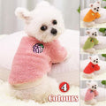 XS Puppy Pet Dog Fleece Warm Jumper Sweater Coat Small Yorkie Chihuahua Cat Clothes - Orange