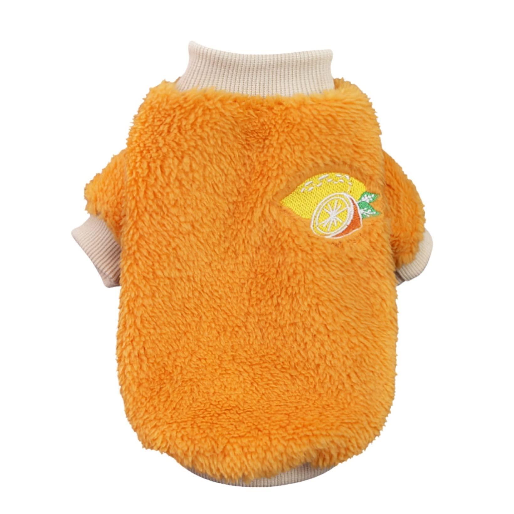 XS Puppy Pet Dog Fleece Warm Jumper Sweater Coat Small Yorkie Chihuahua Cat Clothes - Pink