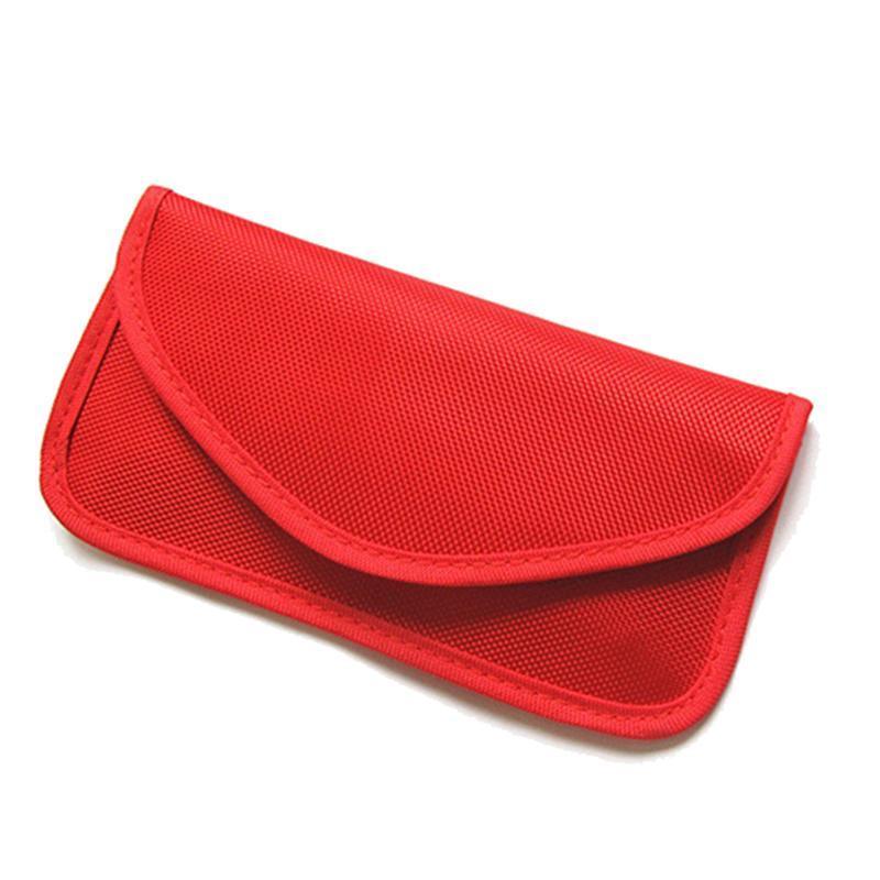 Car Key Case For Faraday Cage Fob Pouch Keyless RFID Blocking Bag - Coffee