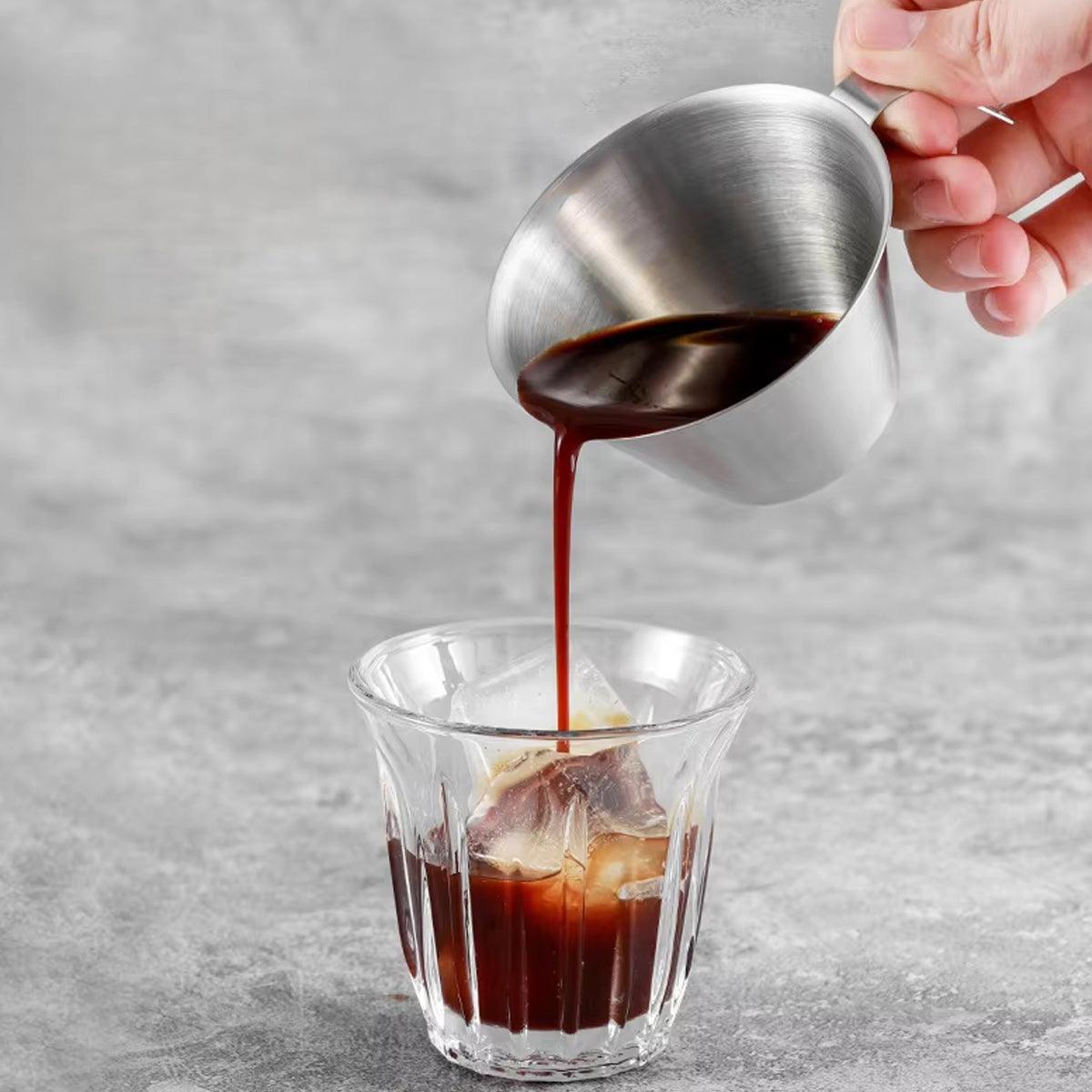 100ml Stainless Steel Coffee Extraction Measuring Cup Graduated Coffee Tool