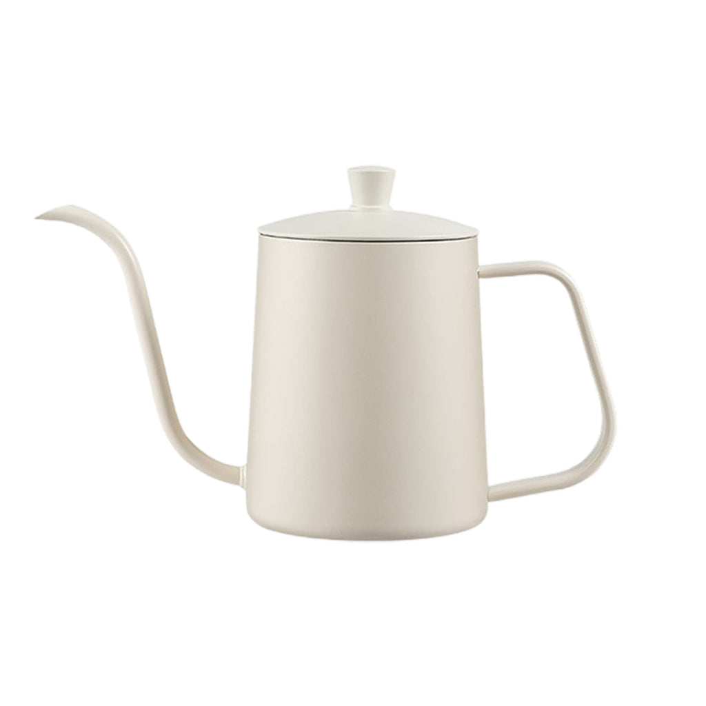 Hand Drip Coffee Pot Stainless Steel Fine Spout Hanging Ear Filter Cup Kettle - Black