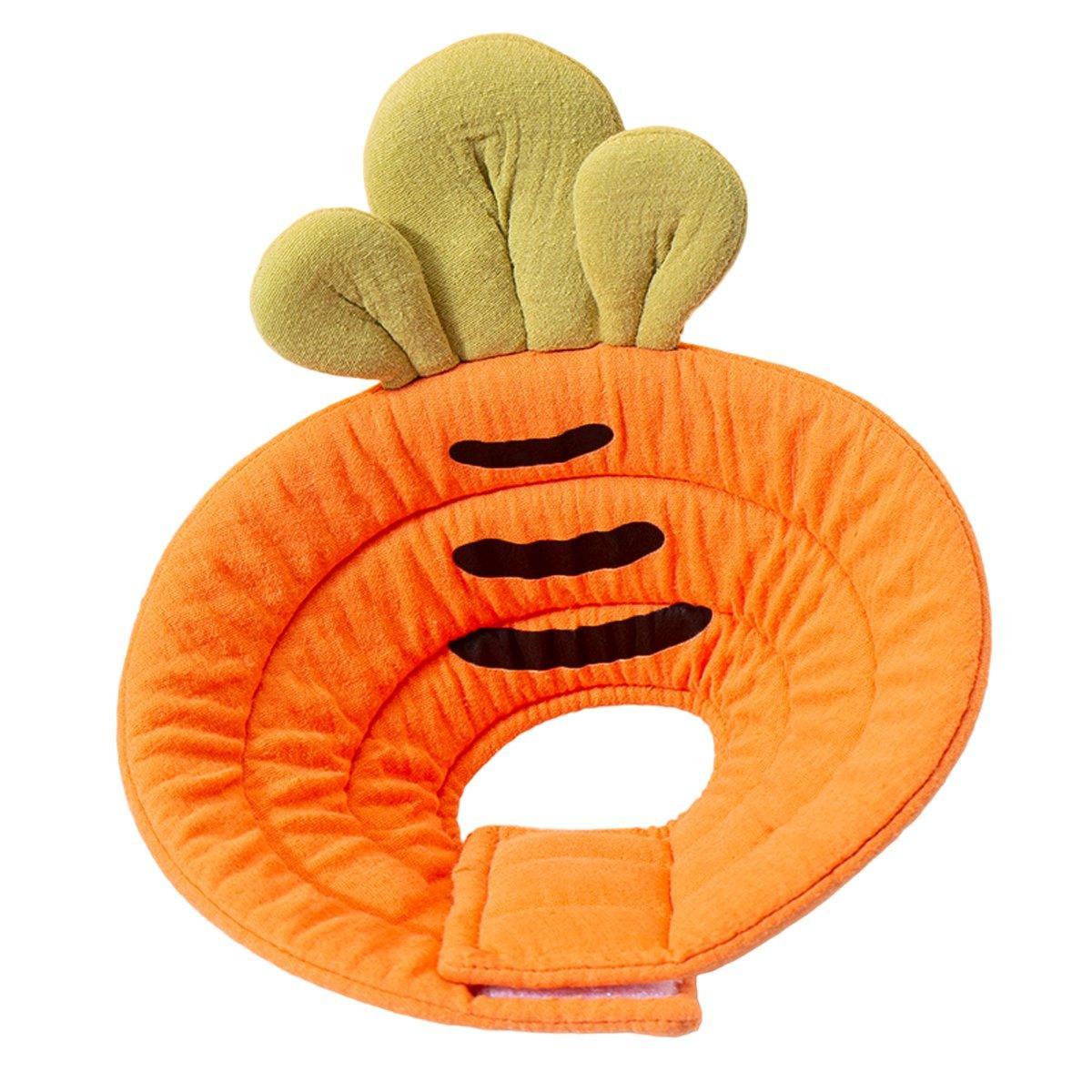 Elizabeth Circle Cat Sterilization Collar Anti-Licking Pet Scarf for Cat and Dog - Yellow Bee-L