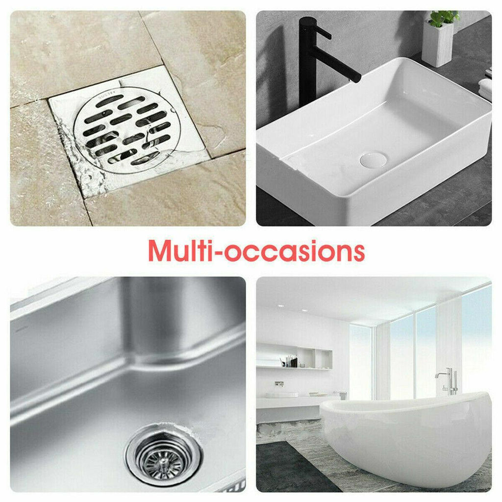 New Bathroom Drain Hair Catcher Bath Stopper Sink Strainer Shower Filter Covers - Beige