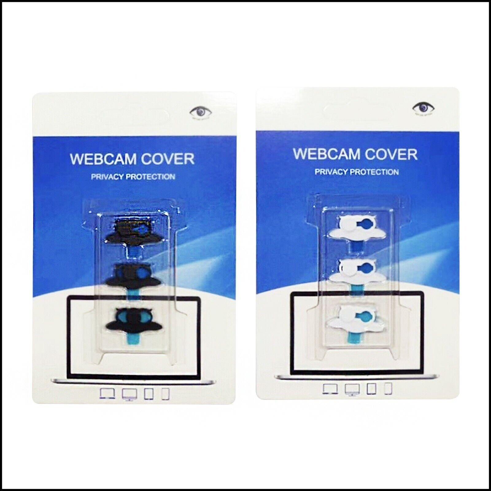 3PCS Webcam Cover Slide Ultra Thin Camera Privacy Protection for Laptop Phone - Black 3 PCS