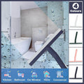Shower Squeegee Bathroom Mirror Window Glass Cleaner Wiper Home Cleaning Tool - Blue