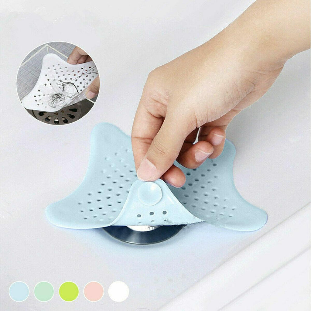 New Bathroom Drain Hair Catcher Bath Stopper Sink Strainer Shower Filter Covers - Emerald Green