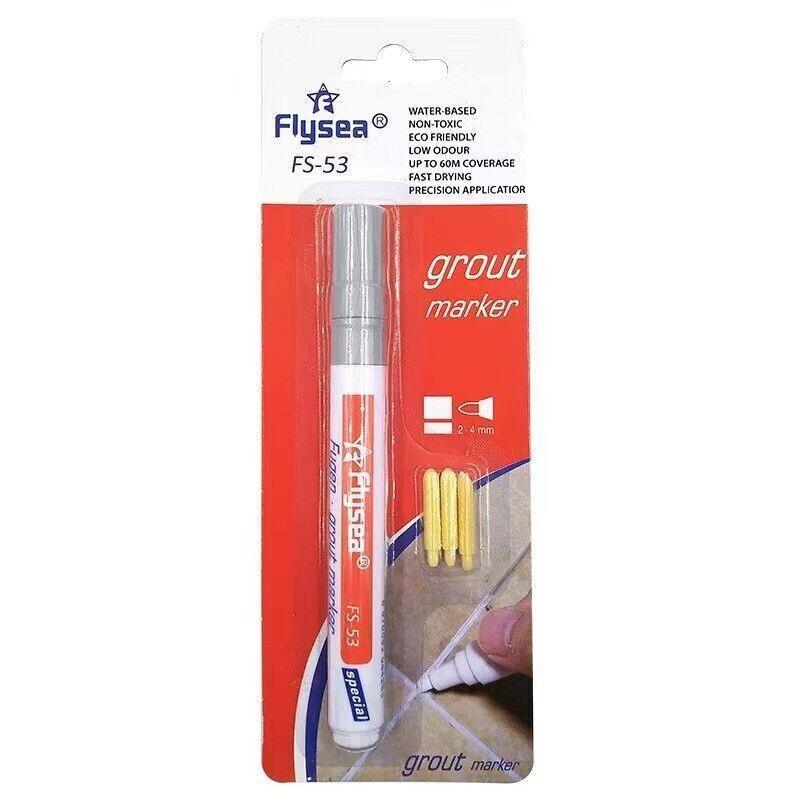Tile Styling Pen Bathroom Floor Waterproof And Mildew Grout Marker Repair Pens - Grey