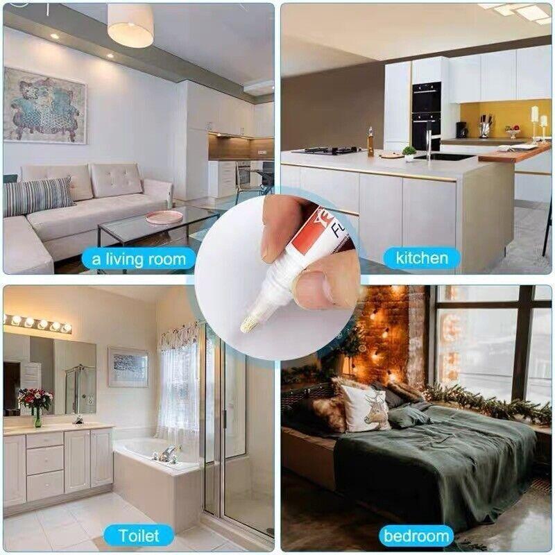 Tile Styling Pen Bathroom Floor Waterproof And Mildew Grout Marker Repair Pens - Grey