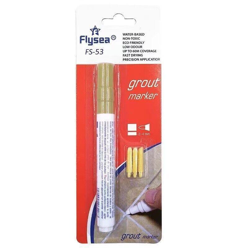 Tile Styling Pen Bathroom Floor Waterproof And Mildew Grout Marker Repair Pens - Grey
