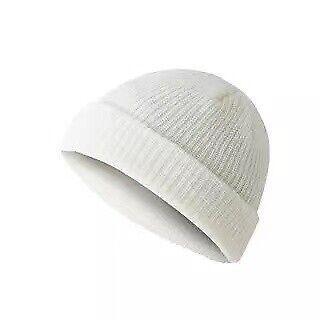 Men Women Mini Fisherman Beanie Winter Spring Hat Soft Knitted Docker Skull Cap - Red