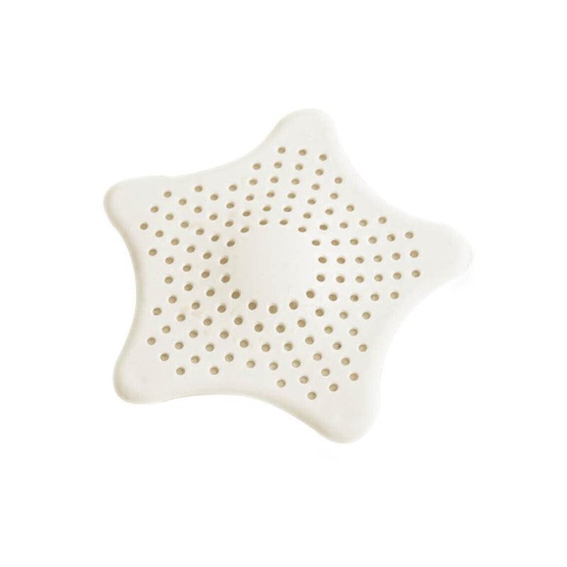 New Bathroom Drain Hair Catcher Bath Stopper Sink Strainer Shower Filter Covers - White