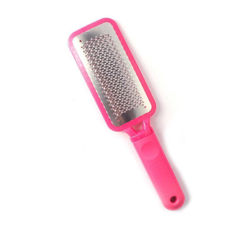 Stainless Steel Foot File Scraper Grater Pedicure Rasp Callus Remover Tool - White