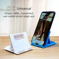 Universal Foldable Tablet and Phone Stand Adjustable Portable Desk Holder - Yellow