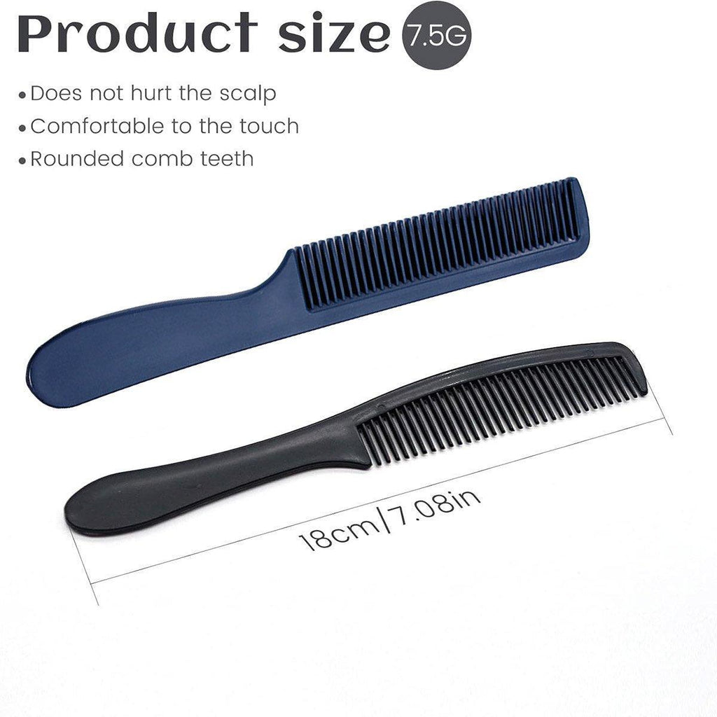 50PCS Individually Wrapped Combs for Hotel Guesthouse and Restaurant Bathroom - Black