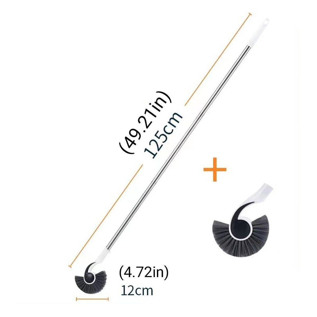 Fish Tank Cleaning Tool Long Handle Algae Removal Conch Brush Seahorse Cleaner