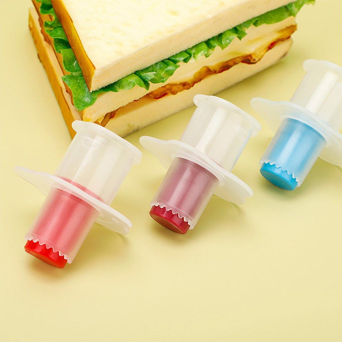 2PCS Eco-Friendly Plastic Paper Cup Cake Corer Pastry Hollowing Tool Easy to Use - Red