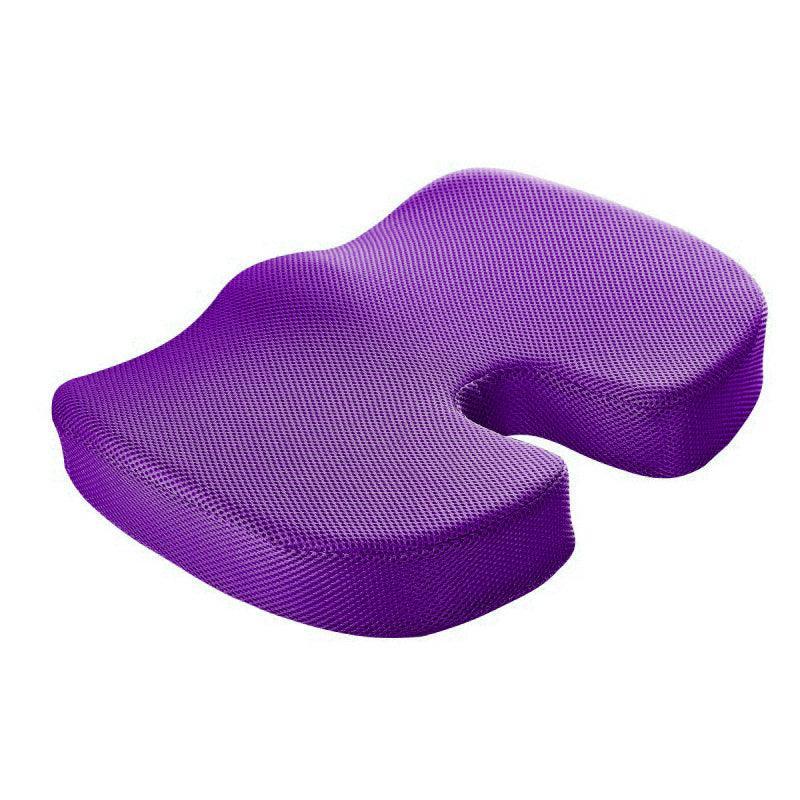 Orthopaedic Memory Foam Seat Cushion Support Back Pain Chair Pillow Car - Grey
