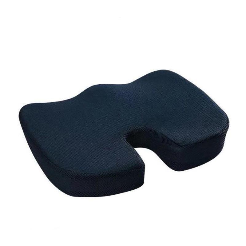 Orthopaedic Memory Foam Seat Cushion Support Back Pain Chair Pillow Car - Purple