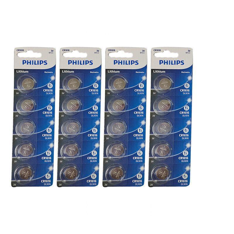 5-20Pcs Philips Cr1220 Cr1616 Cr1620 Cr1632 Cr2016 Cr2025 Cr2032 Button Battery - CR2025-10PCS