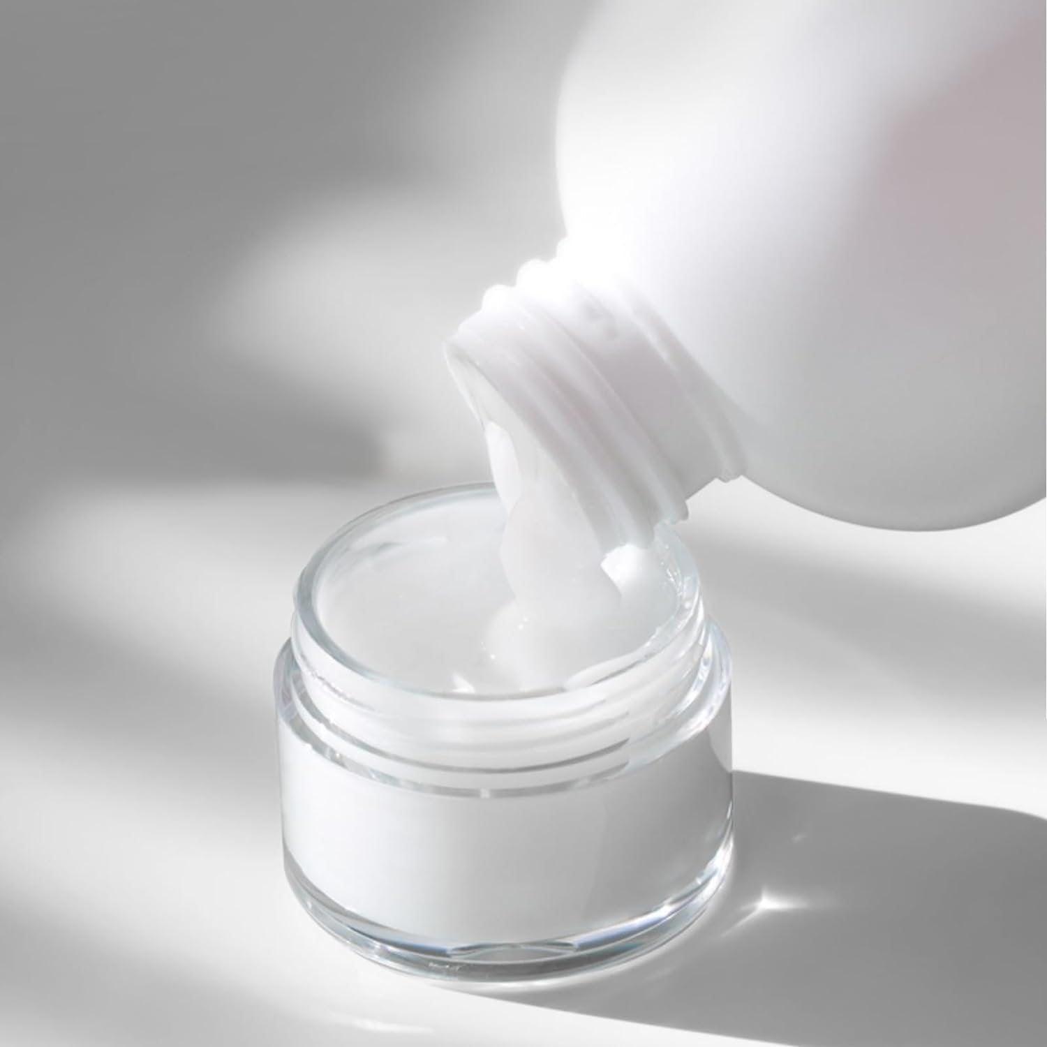 10pcs Wide Mouth Plastic Jars Black Lid Transparent Skin Care Cream Containers - 50ml