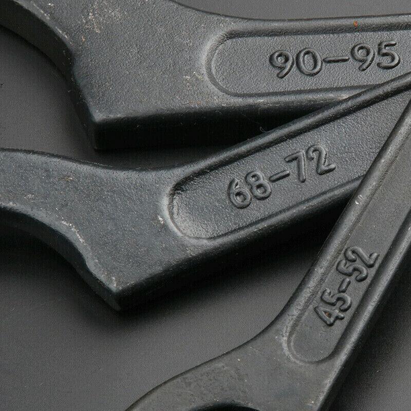 Adjustable C Spanner Hook Wrench Tool for Motorcycle Bike Repair 22 to 160mm - 150-160
