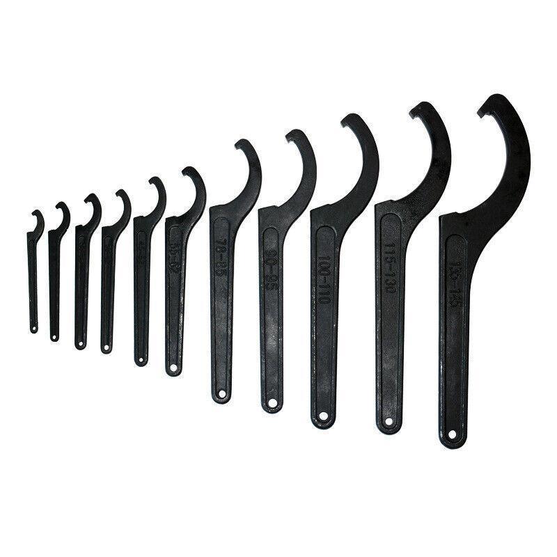 Adjustable C Spanner Hook Wrench Tool for Motorcycle Bike Repair 22 to 160mm - 22-26