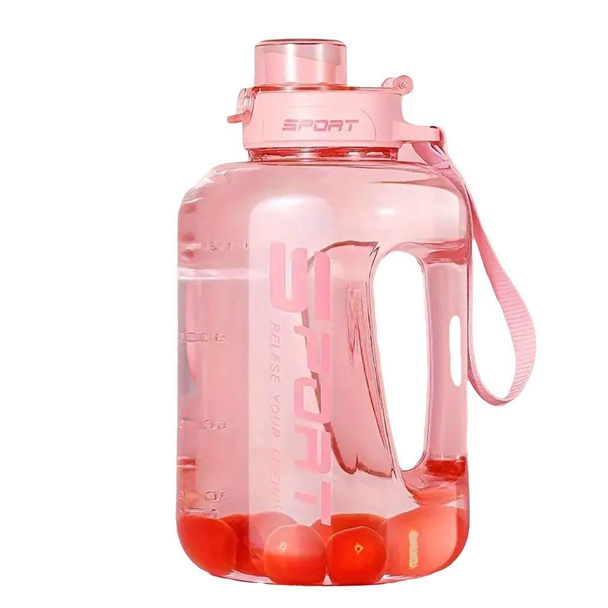 Large Capacity Water Cup Fitness Sports Water Bottle for Gym Outdoor Activities - White
