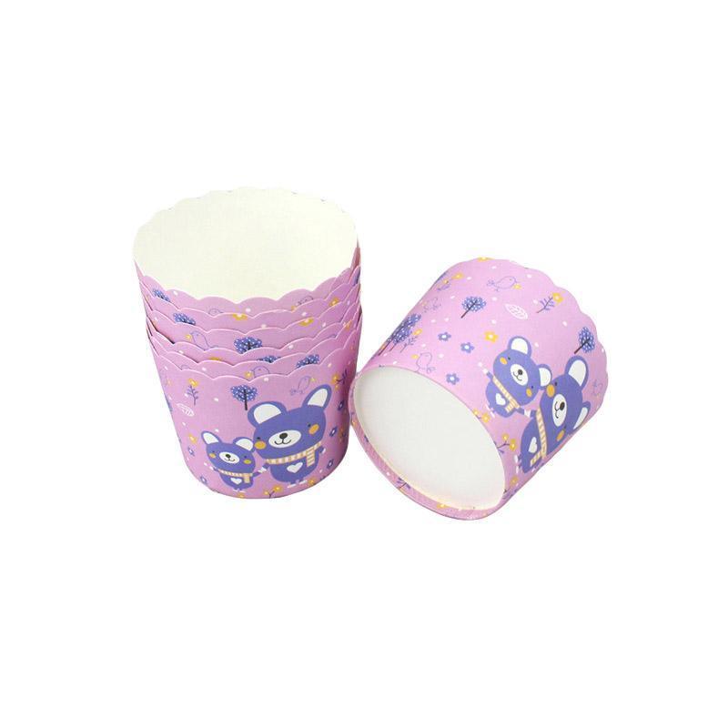 500pcs Colorful Cupcake Muffin Baking Cups Greaseproof Nonstick Paper Liners - Cupcake-500pcs-DJMCB